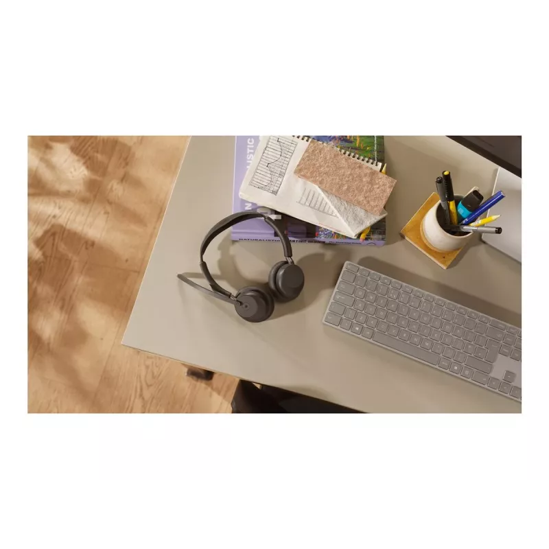 Jabra Evolve3 45 Stereo Headset με Link 390a Microsoft βάση