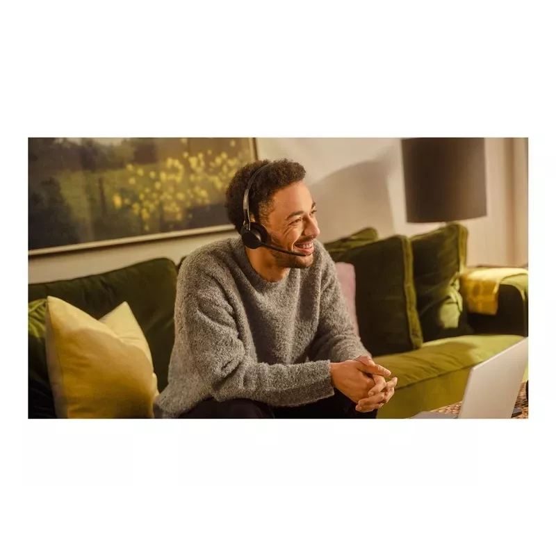 Jabra Evolve3 45 Stereo Headset με Link 390a προσαρμογέα USB-A