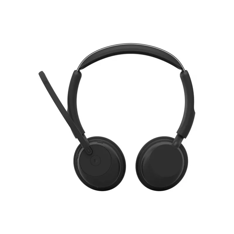 Jabra Evolve3 45 MS Stereo Headset, Link 390c, Σταθμός φόρτισης, Μαύρο