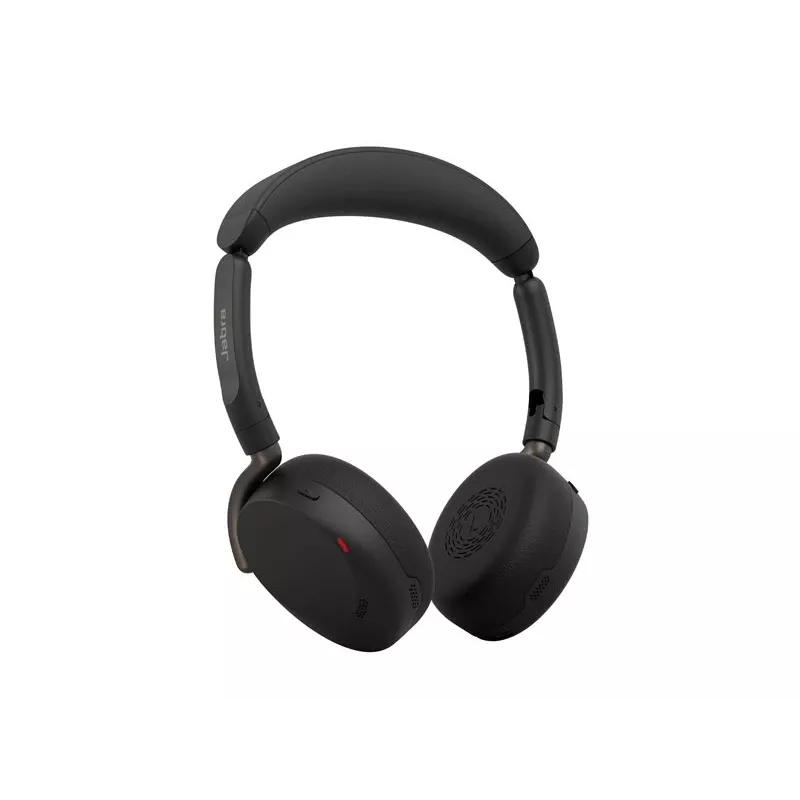 Jabra Evolve3 65 Flex UC Headset, Link 390c, Wireless Charging Pad, Μαύρο