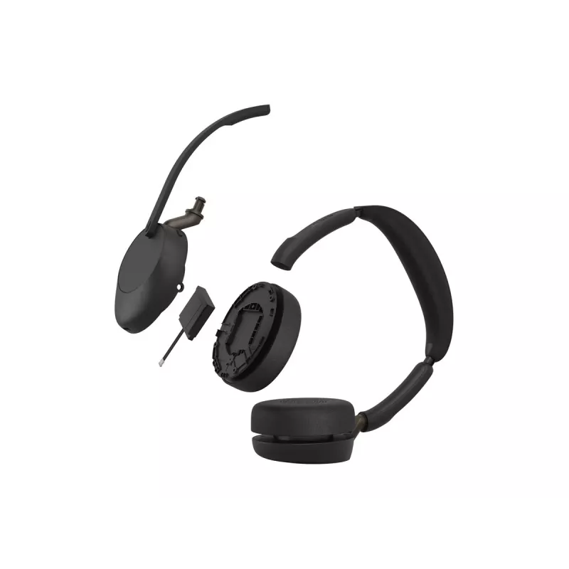 Jabra Evolve3 65 Stereo Headset με Link 390a UC βάση