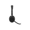 Jabra Evolve3 65 UC Stereo Headset, Link 390c, Μαύρο