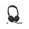 Jabra Evolve3 65 UC Stereo Headset, Link 390c, Μαύρο