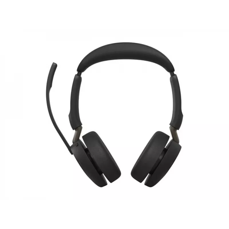 Jabra Evolve3 65 UC Stereo Headset, Link 390c, Σταθμός φόρτισης, Μαύρο