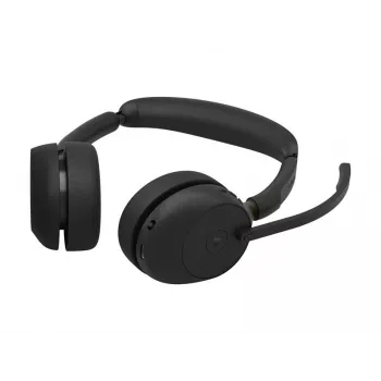 Jabra Evolve3 65 Stereo Ασύρματο Headset με Link 390c και σταθμό φόρτισης – πιστοποιημένο Microsoft Teams