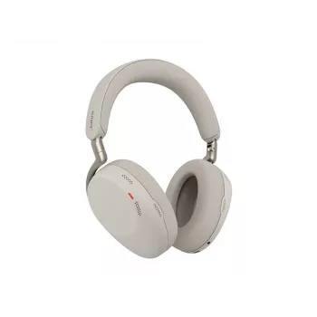 Jabra Evolve3 85 UC Ασύρματο Over-Ear Headset με ενεργή ακύρωση θορύβου και προσαρμογέα Link 390C, Warm Grey