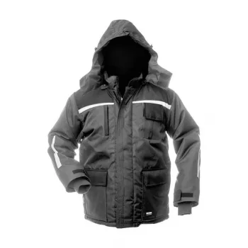 Μακρύ μπουφάν Arct γκρι/μαύρο WJ-8924 XXL