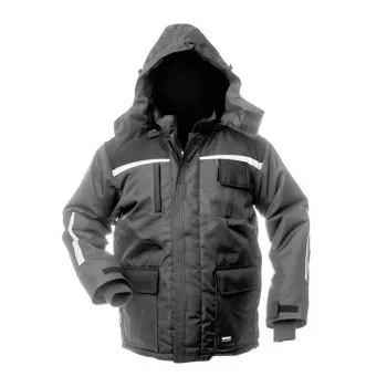Μπουφάν Μακρύ Arctic Grey/Black WJ-8924_M