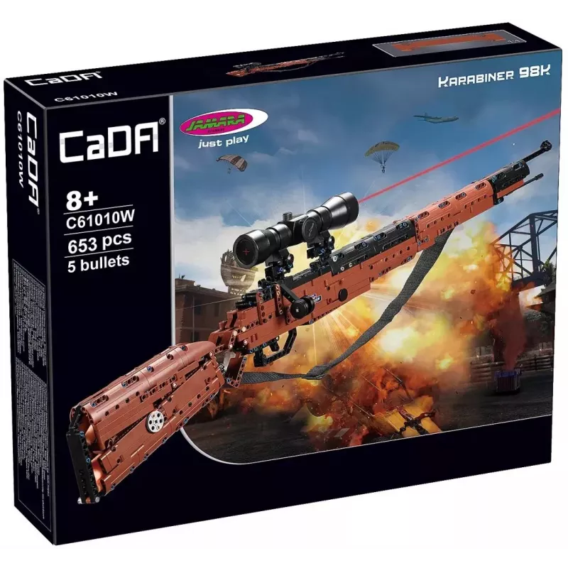 Jamara CaDA Karabiner 98K Bricks σετ κατασκευής καφέ 8+