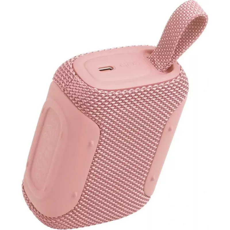 JBL Go 5 φορητό ηχείο Bluetooth, IP68, Bluetooth 6.0, 4,8W RMS, USB-C, ροζ