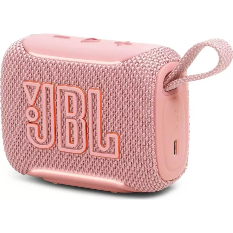 JBL Go 5 φορητό ηχείο Bluetooth, IP68, Bluetooth 6.0, 4,8W RMS, USB-C, ροζ