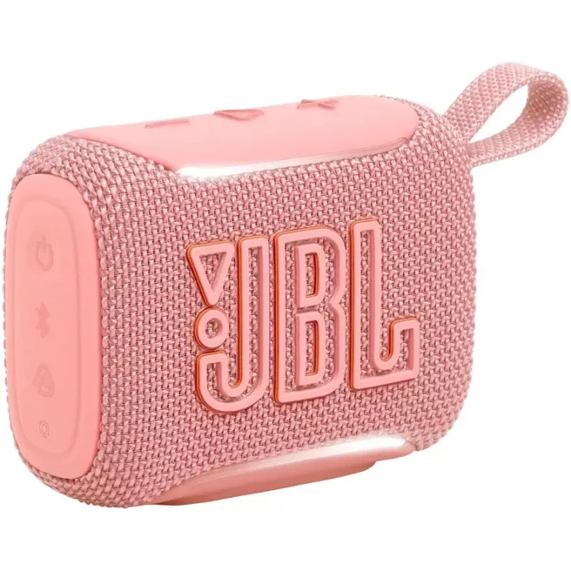 JBL Go 5 φορητό ηχείο Bluetooth, IP68, Bluetooth 6.0, 4,8W RMS, USB-C, ροζ