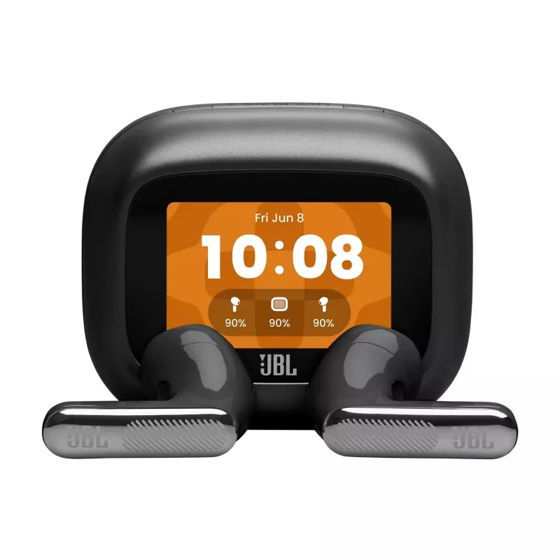 JBL LIVE Flex 4 True Wireless In-Ear Bluetooth ακουστικά με προσαρμοζόμενη ακύρωση θορύβου, Μαύρο