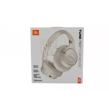 JBL Tune 780NC ασύρματο over-ear headset με ενεργή ακύρωση θορύβου - μπεζ