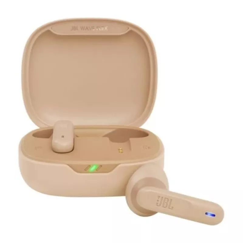 JBL Wave Flex TWS ασύρματα Bluetooth in-ear ακουστικά μπεζ EU