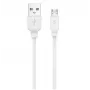 Jellico B15 Durable-Soft Universal USB-C σε USB Καλώδιο Δεδομένων & Γρήγορης Φόρτισης 3.1A 1m Λευκό