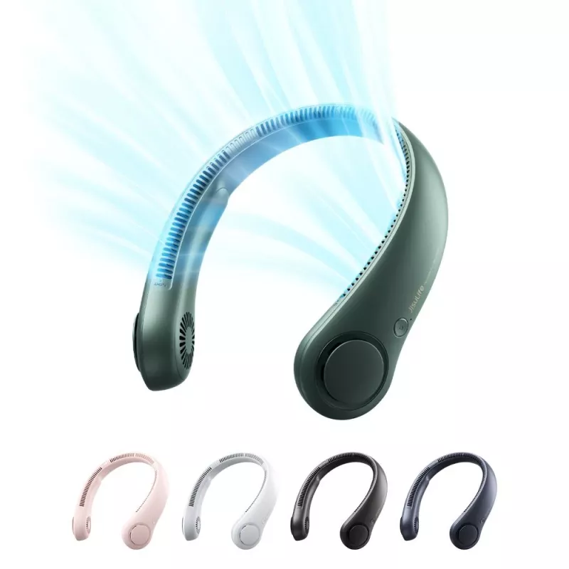 JISULIFE Neck Fan 3 Σκούρο Πράσινο