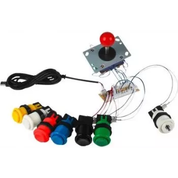 JOY-IT RBT DIY πλακέτα κωδικοποιητή USB arcade controller για DIY arcade μηχανήματα και fight sticks (SBC-ZDE)