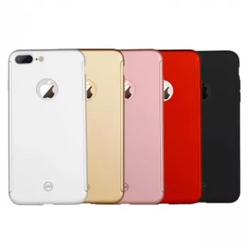 Joyroom Apple iPhone 7 Plus Πλαστική Θήκη 360° JR-BP208 Μαύρο