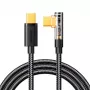 Joyroom Gaming Cable S-CC100A6 USB-C (Γωνιακό) / USB-C (Ίσιο) 100W 1,2m - Μαύρο