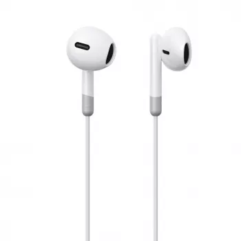Joyroom JR-EW01 In-Ear Ενσύρματα Mini Ακουστικά με Τηλεχειριστήριο - Λευκό