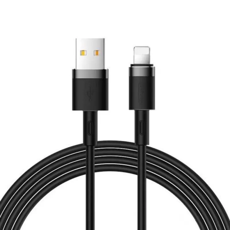 Joyroom Lightning σε USB-A Καλώδιο 2,4A 1,2m Μαύρο (S-1224N2)