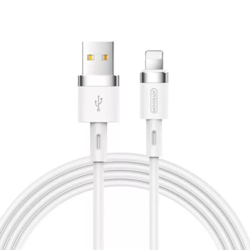 Joyroom Καλώδιο Lightning - USB 2,4A, 1,2m, Λευκό (S-1224N2)