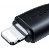 JOYROOM S-UL012A11 καλώδιο USB-A σε Lightning πλεκτό 1,2 m μαύρο