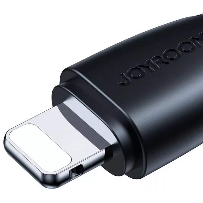JOYROOM S-UL012A11 καλώδιο USB-A σε Lightning πλεκτό 1,2 m μαύρο