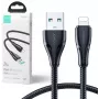 JOYROOM S-UL012A11 καλώδιο USB-A σε Lightning πλεκτό 1,2 m μαύρο