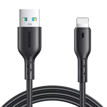 Joyroom SA26-AL3 USB-A σε Lightning καλώδιο Flash Charge, 3A, 1m, Μαύρο