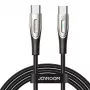 JOYROOM Star-Light USB-C σε USB-C καλώδιο SA27-CC5 1,2m Μαύρο 100W