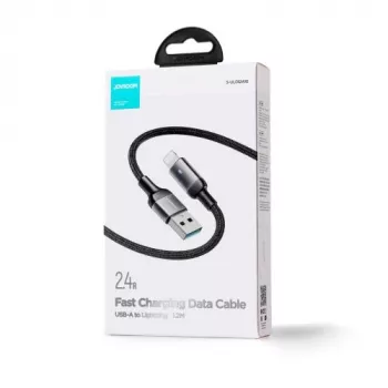 Joyroom Καλώδιο USB-A σε Lightning, 2,4A, 1,2m, Μαύρο (S-UL012A10)