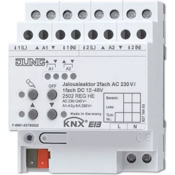 JUNG KNX Ενεργοποιητής ρολών REG Θήκη 4TE 2502 REGHE