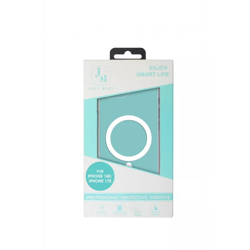 JUST MUST JM Crystal με MagSafe για iPhone 16e/17e Clear