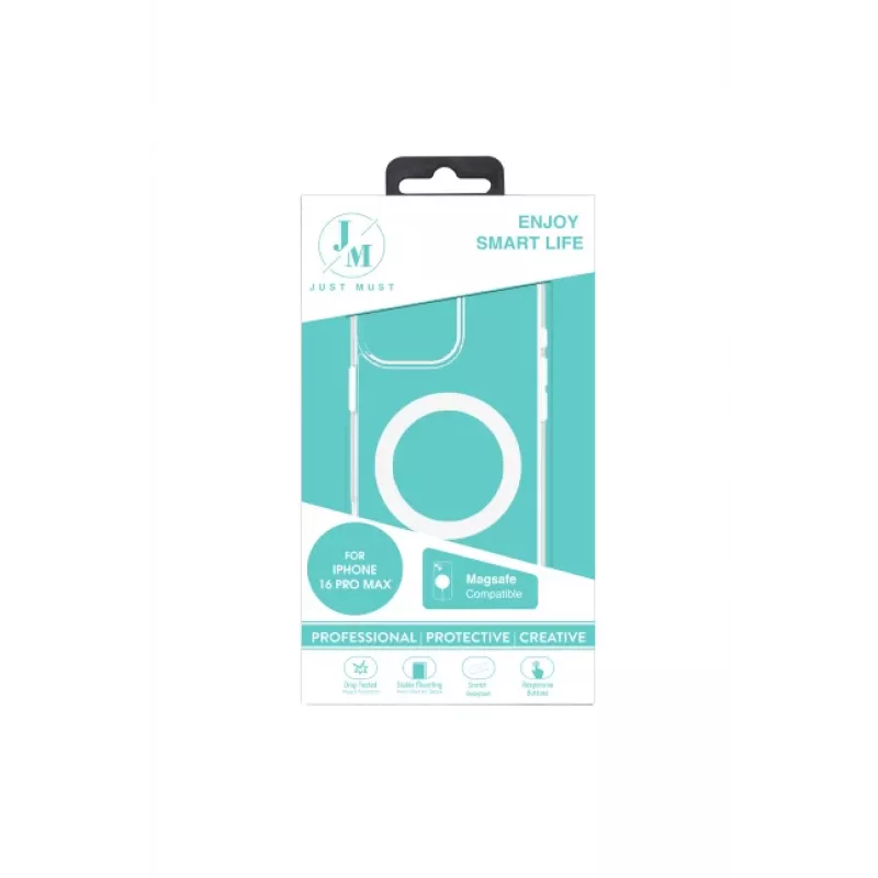 JUST MUST JM MAGSAFE CRYSTAL I για iPhone 16 Pro Max Clear
