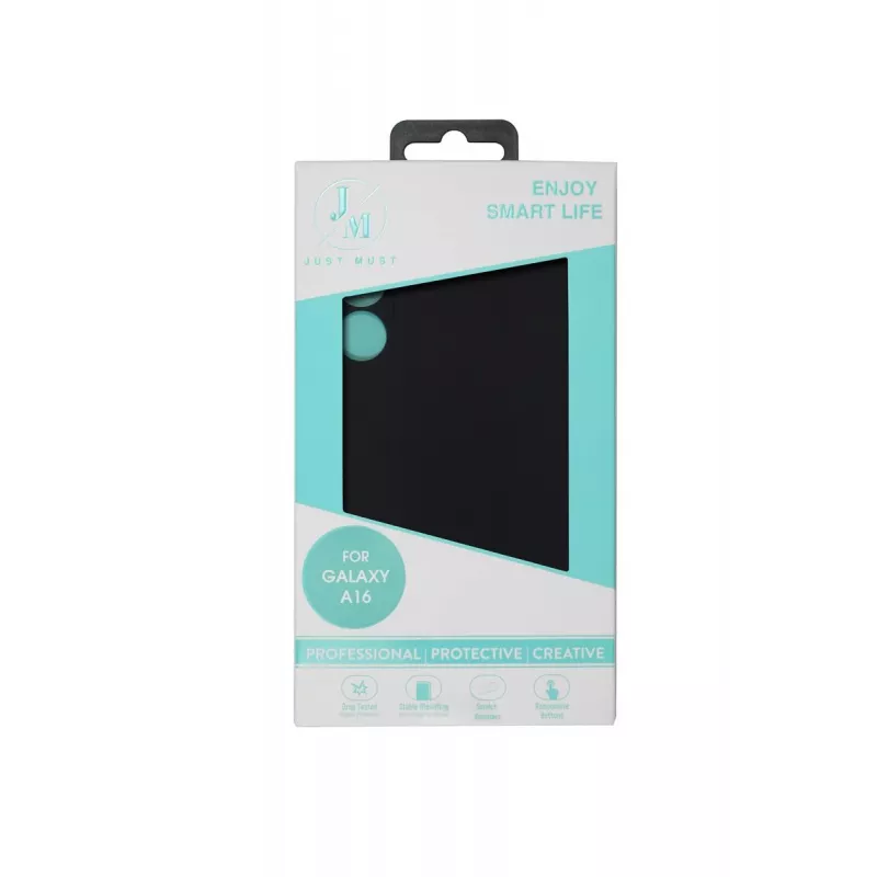 JUST MUST JM REGULAR DEFENSE SILICONE για Galaxy A16 Μαύρο