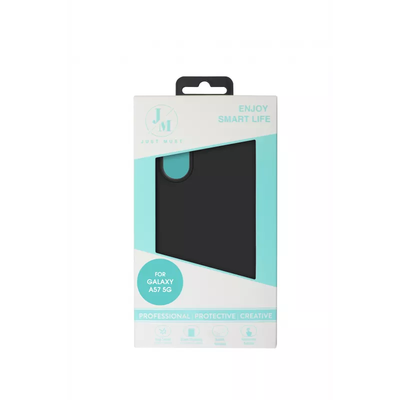 JUST MUST JM REGULAR DEFENSE SILICONE για Galaxy A57, Μαύρο