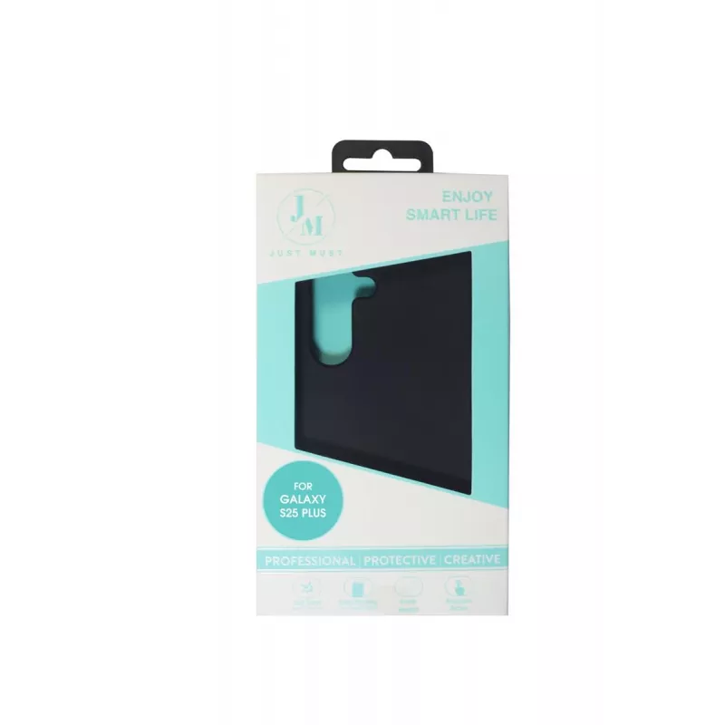 JUST MUST JM REGULAR DEFENSE SILICONE για Galaxy S25 Plus Μαύρο