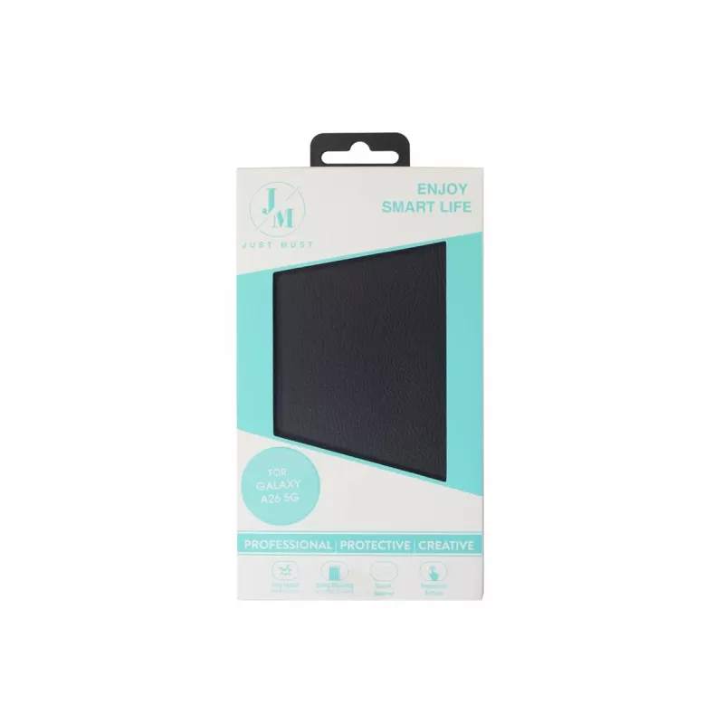 JUST MUST JM STAND FLIP CASE για Galaxy A26 Μαύρο