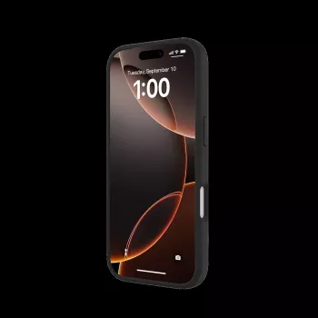 JUST MUST REGULAR DEFENSE SILICONE με MAGSAFE για iPhone 17 Pro Μαύρο