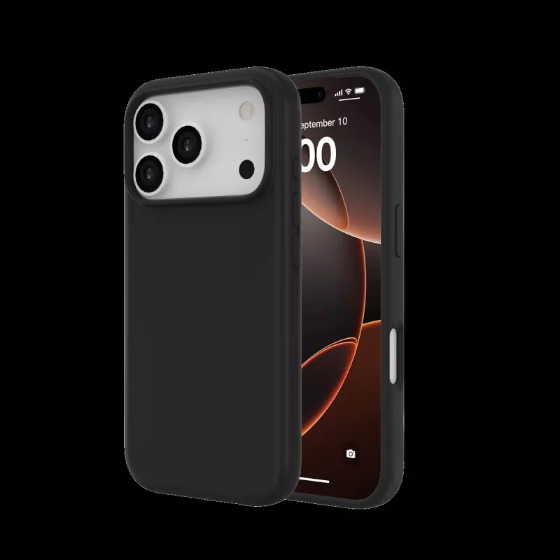 JUST MUST REGULAR DEFENSE SILICONE με MAGSAFE για iPhone 17 Pro Μαύρο