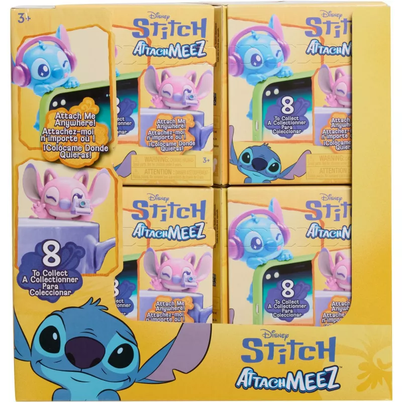 Just Play Disney Stitch Attachmeez Συλλεκτική φιγούρα (τυχαία)