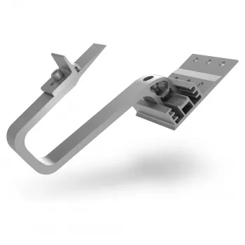 K2 Systems SingleHook 3S Long Άγκιστρο στέγης 2004222 – 3-πλή ρύθμιση ύψους, Ανοξείδωτο ατσάλι, 40-55 mm