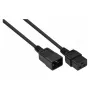 Kabelmeister Καλώδιο επέκτασης IEC C20 σε C19 – 2 m, Μαύρο