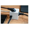 kabelmeister Κουτί Πριζών 3 Πρίζες με USB-C και USB-A, Λευκό, 2m