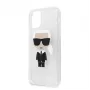 Karl Lagerfeld Apple iPhone 11 Pro Max Glitter Iconic Θήκη Σώματος Ασημί