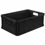 keeeper Robert 45L γραφίτης κουτί μεταφοράς, αντοχή 30kg, 60x40x22cm, στοιβαζόμενο euro container με καπάκι