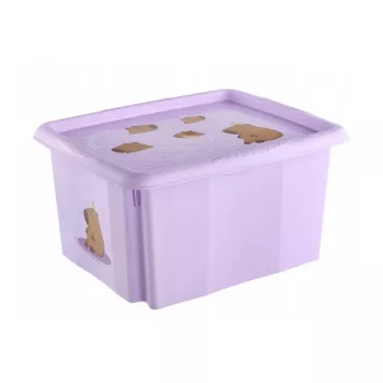 keeeper κουτί αποθήκευσης με καπάκι 24L Karolina “Capybara” Soft Purple