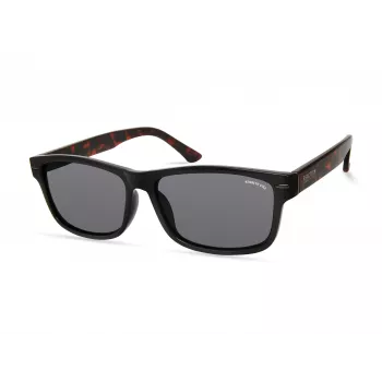 Kenneth Cole KC2985-5801A ανδρικό ορθογώνιο γυαλί ηλίου από ασετάτ - μαύρο/γκρι 58mm